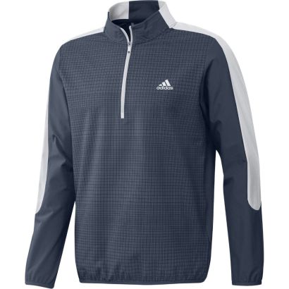 Adidas jacket 1/4 zip print navy white