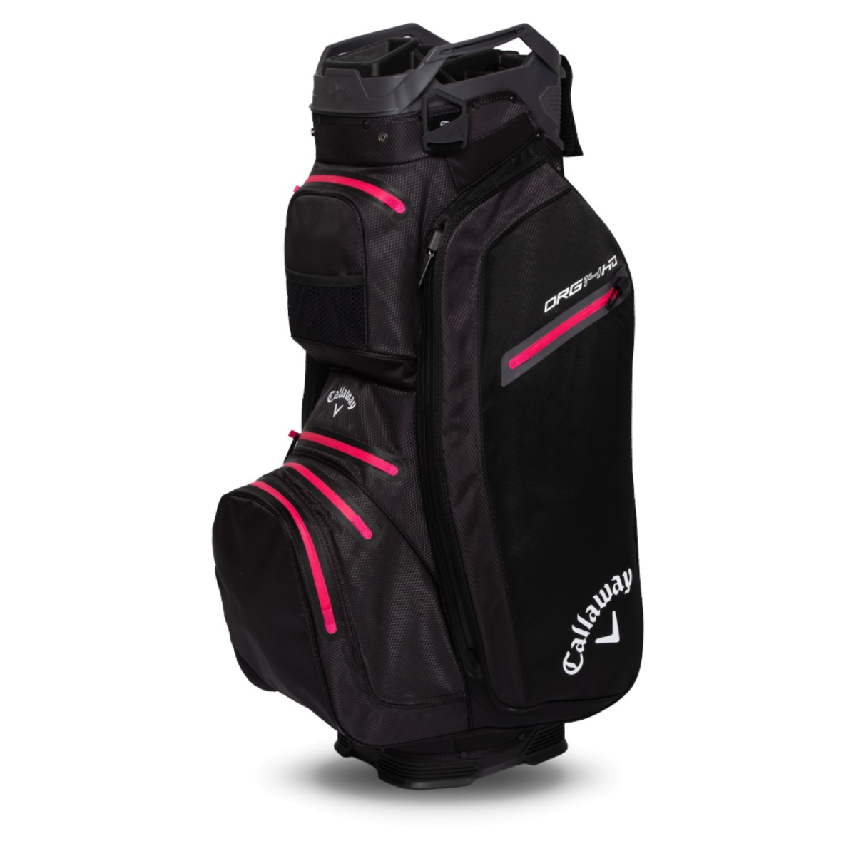 Callaway cartbag org 14 hyper dry black charcoal pink