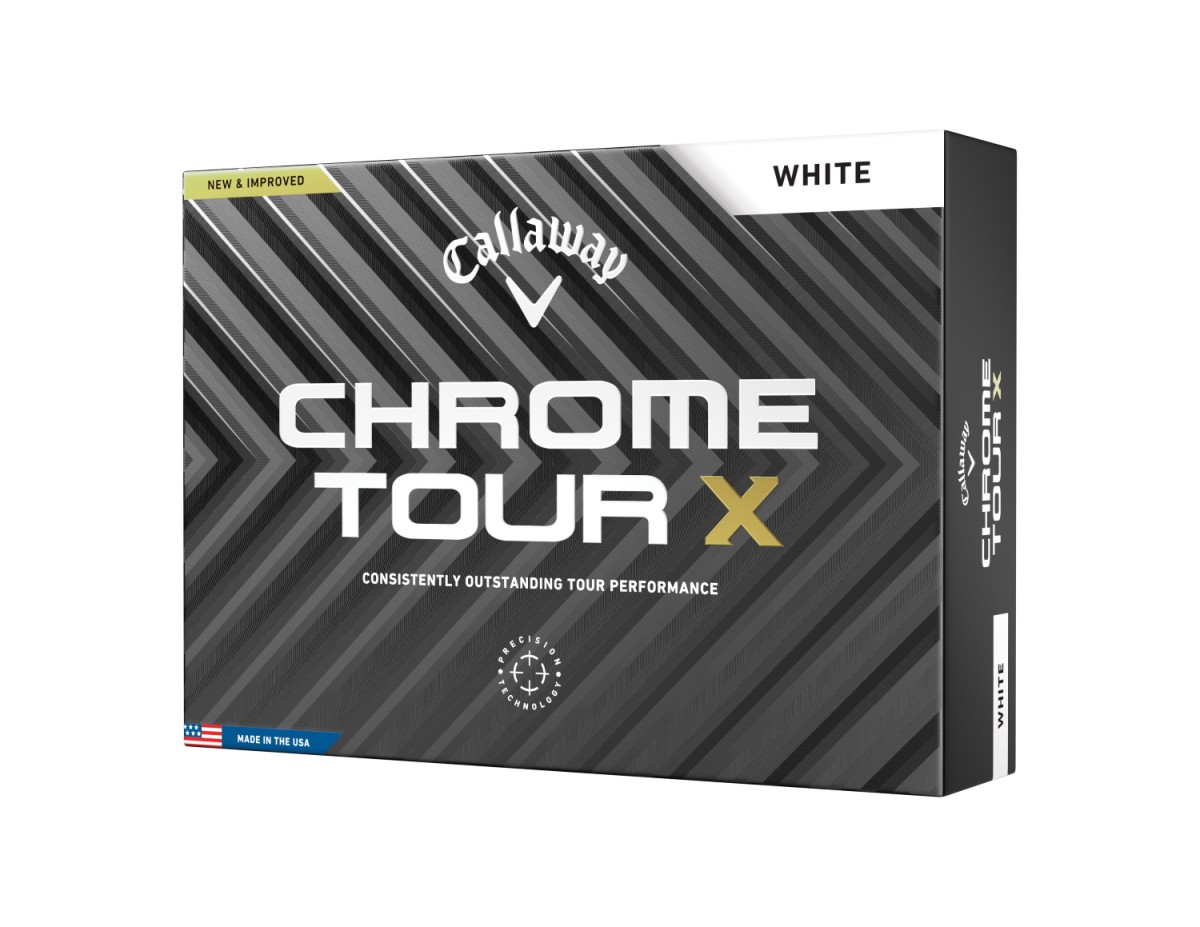 Callaway golfballen chrome tour x 24 white