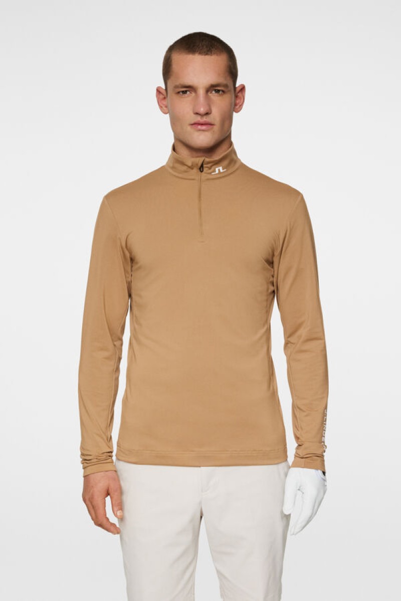 J.Lindeberg heren midlayer tour tech tigers eye