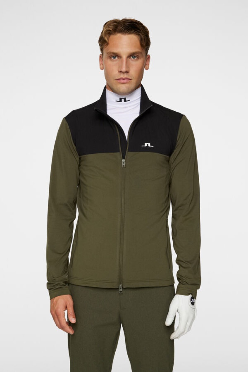 J.Lindeberg midlayer banks forest green