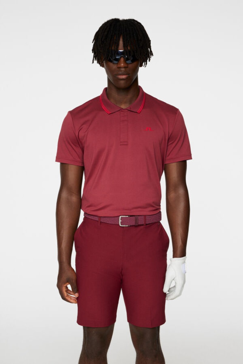 J.Lindeberg polo loke cabernet