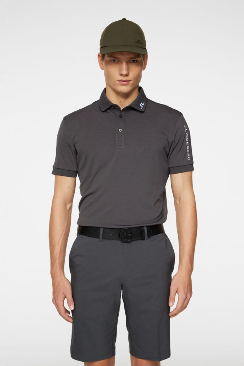 J.Lindeberg polo tour tech asphalt