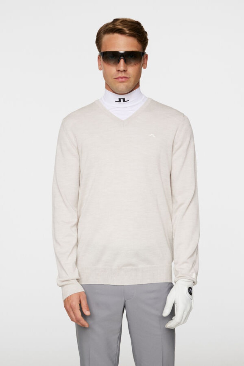 J.Lindeberg sweater lymann knitted moonbeam