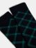 J.Lindeberg W socks knee check tartan teal 35-37