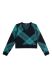 J.Lindeberg W sweater brea knitted v neck tartan teal L