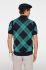 J.Lindeberg vest max hybrid tartan teal M