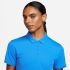 Nike W polo df victory solid blue XS