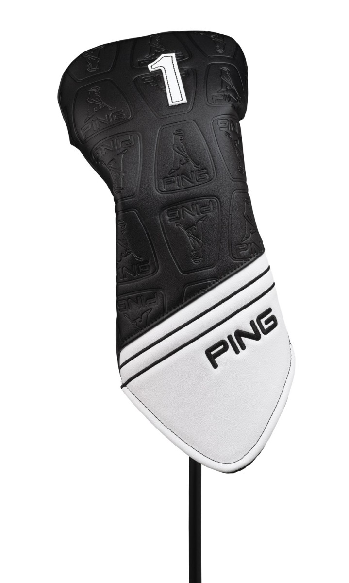 Ping headcover driver white black