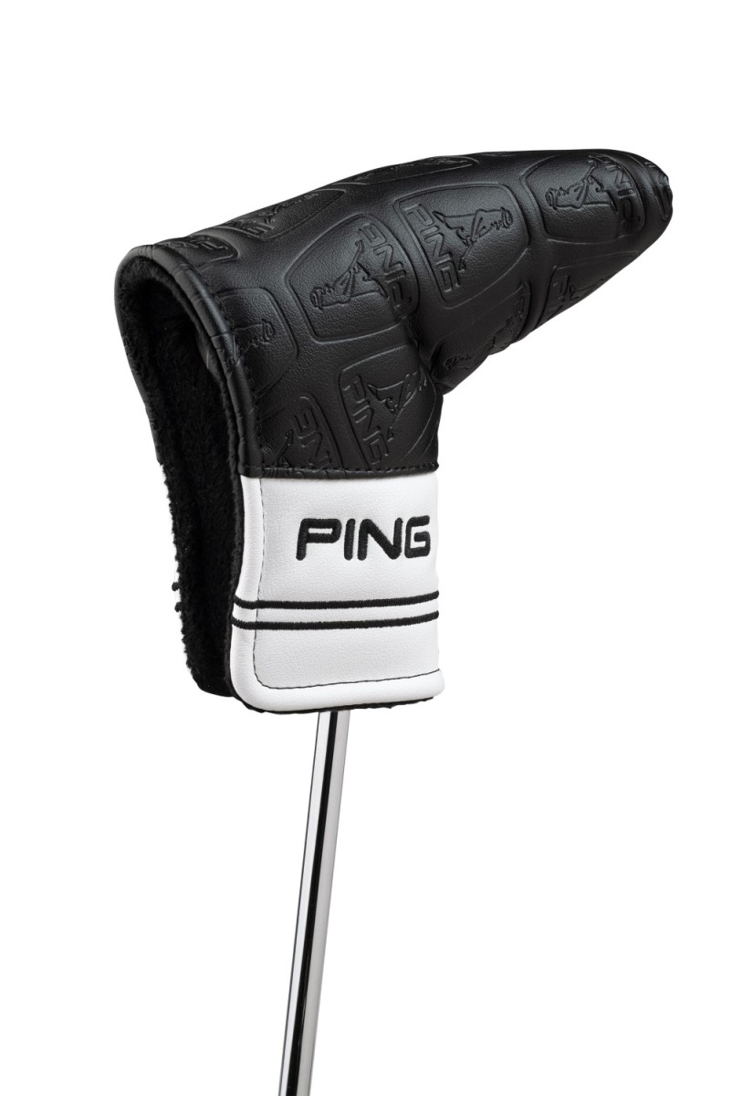 Ping headcover putter blade white black