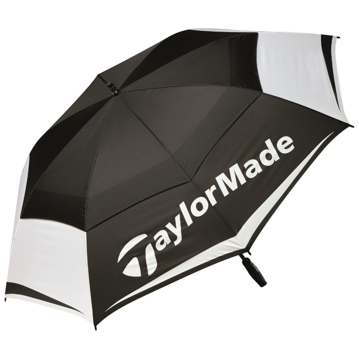 TaylorMade umbrella double canopy 64“ black white