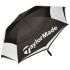 TaylorMade umbrella double canopy 64 black white