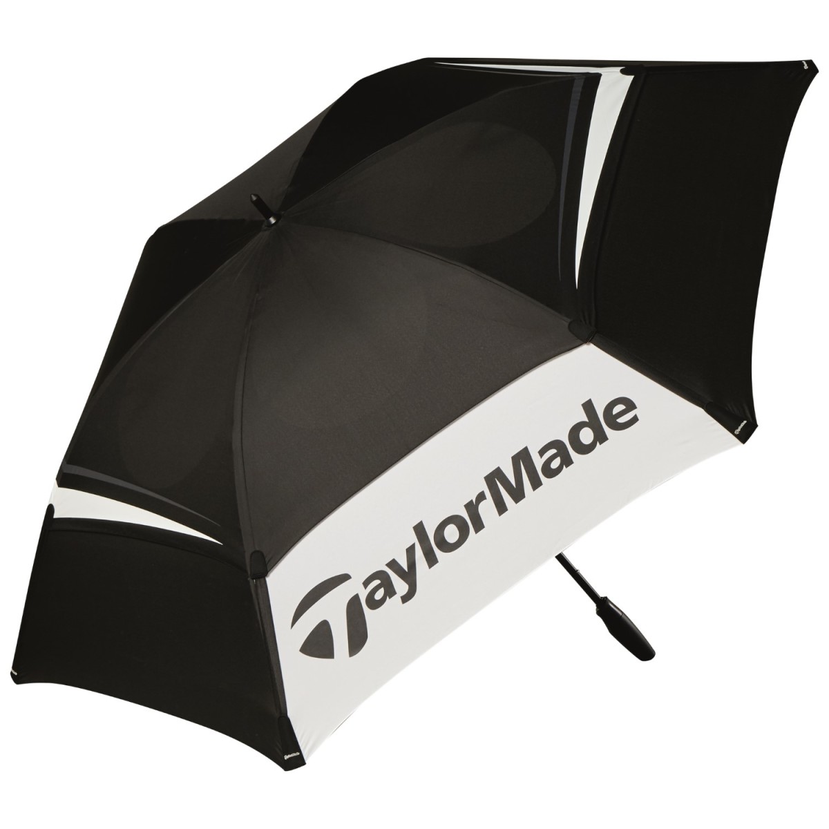 TaylorMade umbrella double canopy 68“ black white