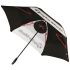 TaylorMade umbrella double canopy 68 black white