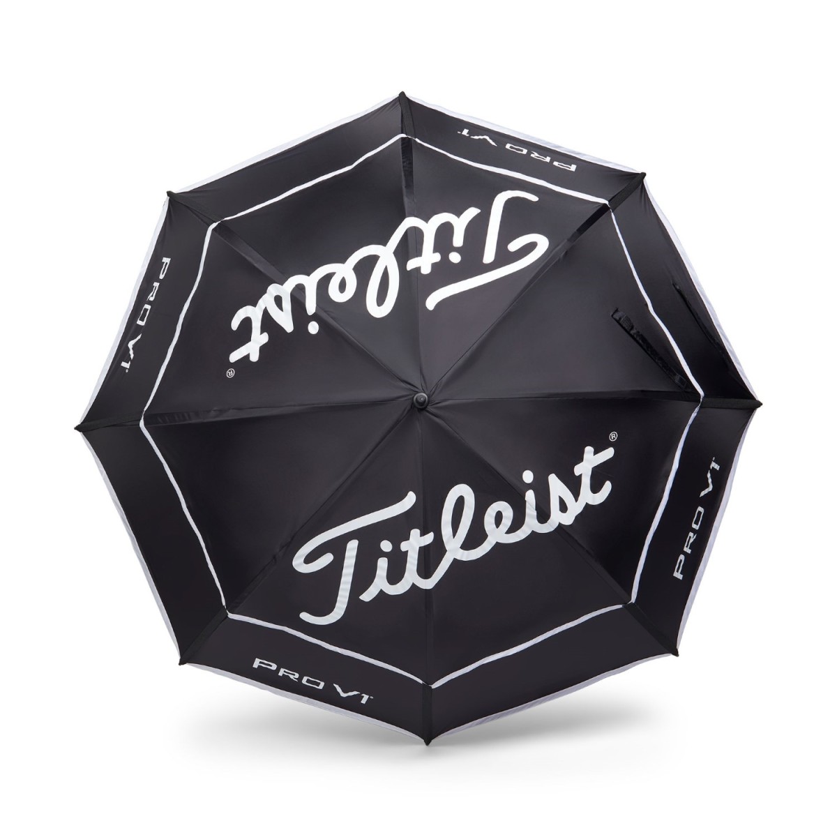 Titleist Umbrella tour double canopy black white